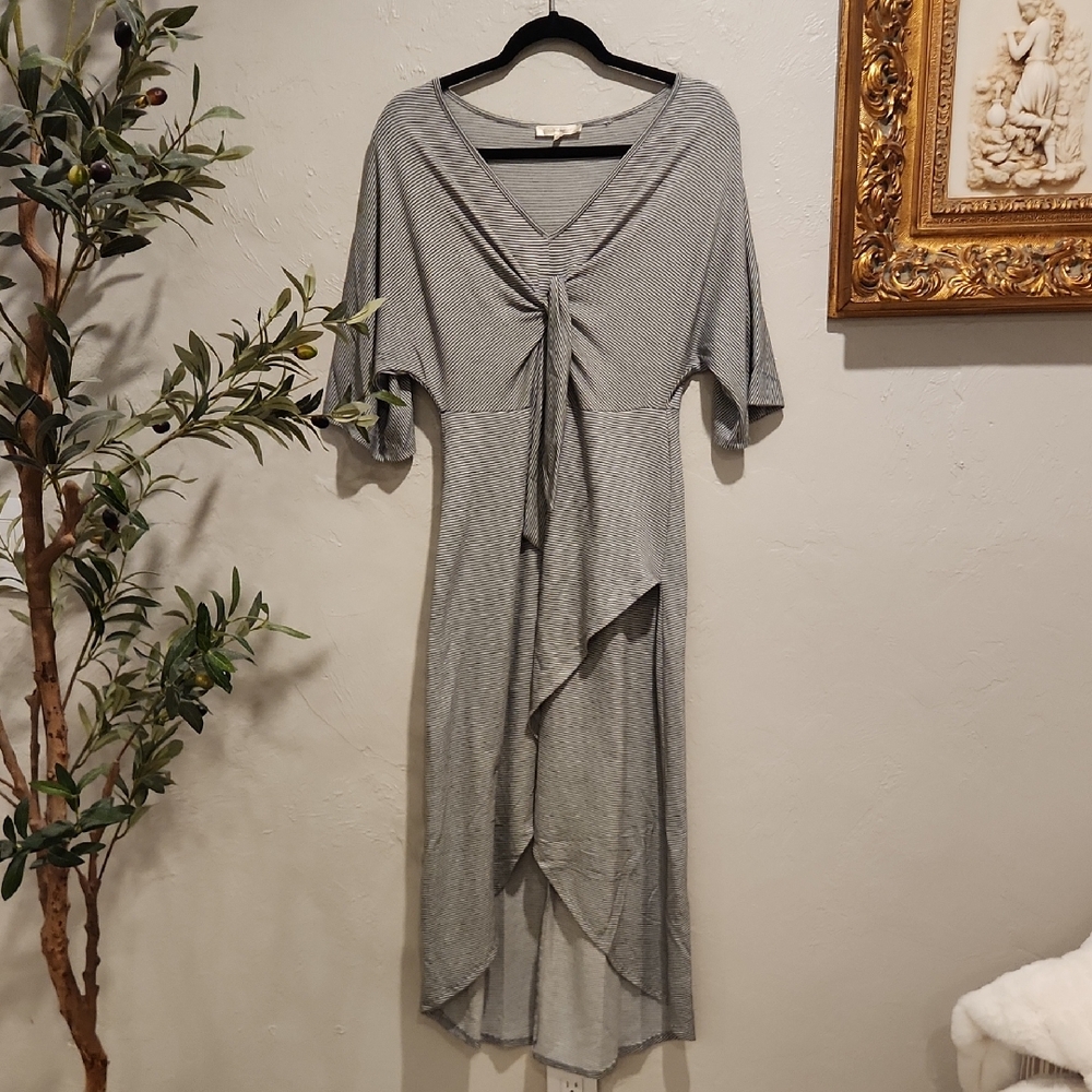 ANDREE BY UNIT Asymmetrical Gray Dress